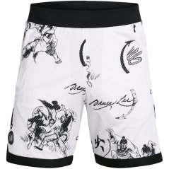 Under Armour Men's C x B Lee Basketball Shorts White