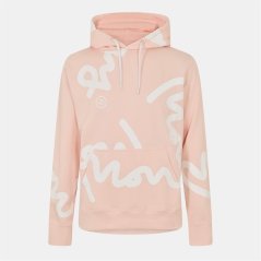 Money Men's Signature Dye Hoodie Pink