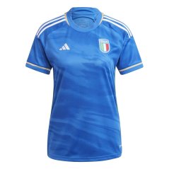 adidas Italy Home Shirt 2023 Womens Blue