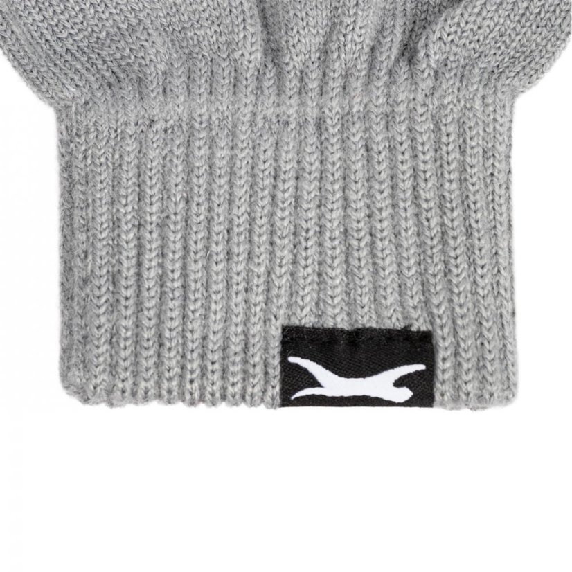 Slazenger Knit Glove Grey
