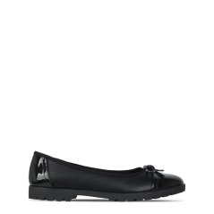 Miso Cleated Ballet Pumps Juniors Black/Patent