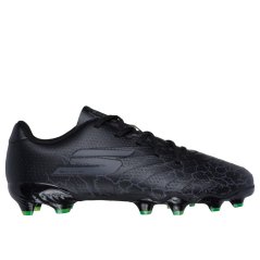 Skechers SKX_ 1 Junior Firm Ground Football Boots Black/Silver