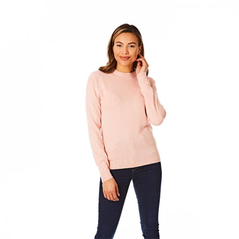 Light and Shade Supersoft Jumper Ladies Soft Pink