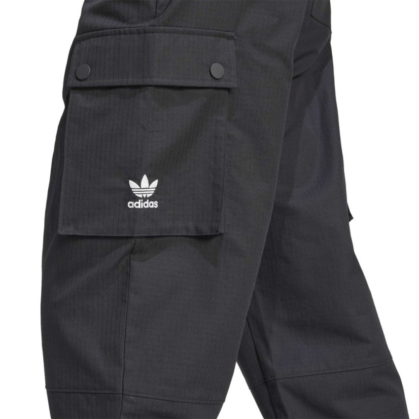 adidas Men's Script Cargo Tracksuit Bottom Black