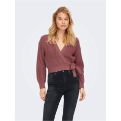 Only Women's Breda Wrap Cardigan Nostalgia Rose