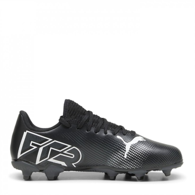 Puma Future 7 Play Firm Ground Football Boots Black/White