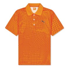Puma (5) Boy New Wave Camo Polo Juniors Orange