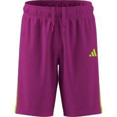 adidas Sereno Training Shorts Juniors Purple/Yellow