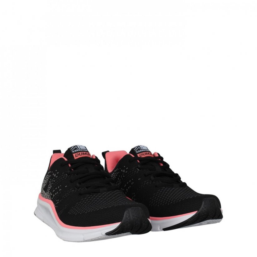 Karrimor Duma 6 Junior Girl Running Shoes Black/Coral
