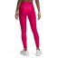 Under Armour Tech No-Slip Waistband Ankle Leggings Womens Fuchsia/White