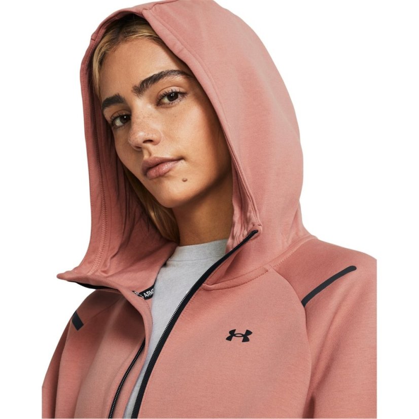 Under Armour Women's Unst Fleece Full Zip Hoodie Pink