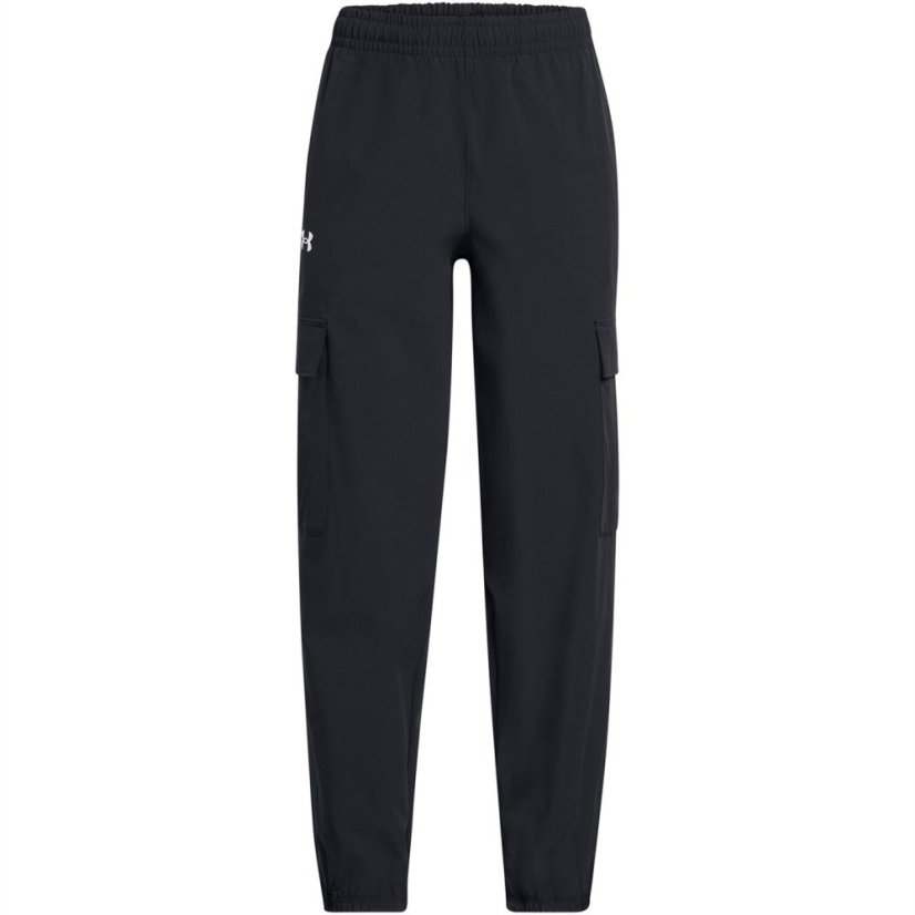 Under Armour UA Rival Woven Girls Cargo Pants Black