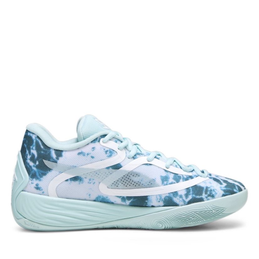 Puma Stewie 2 Water Basketball Trainers Womens Fair Aqua-Wh