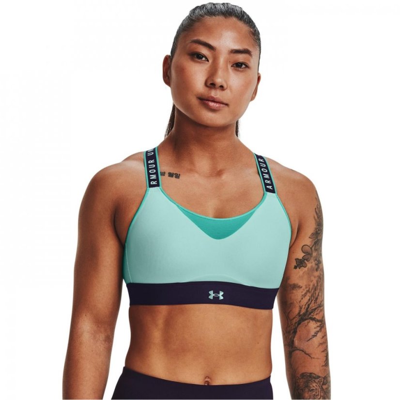 Under Armour Armour Infinity High Bra Ladies Sea Mist/Purple