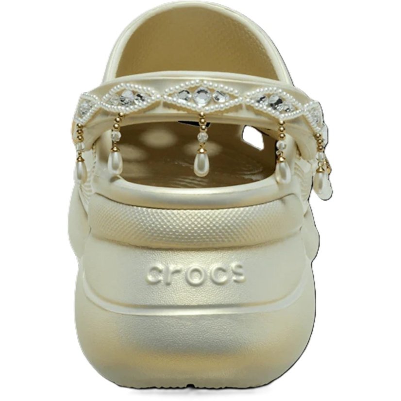 Crocs Women's Bedazzled Clogs Bone