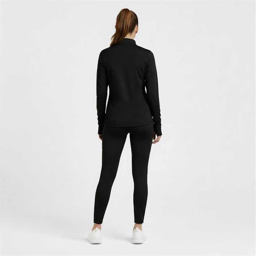 USA Pro 1/4 Zip Junior Black