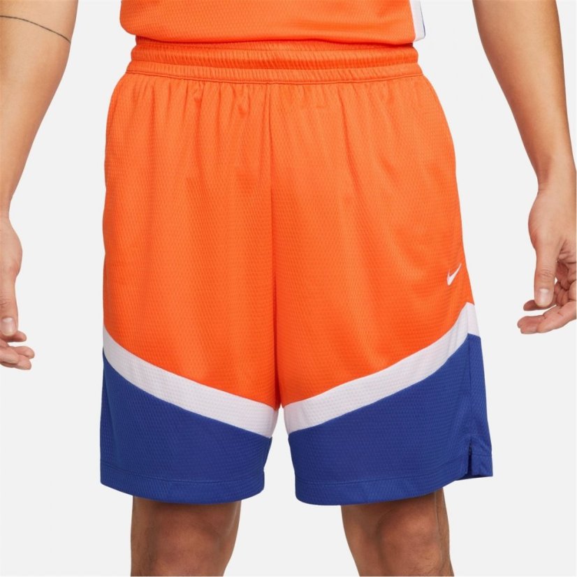 Nike Dri-FIT Icon Men's 8 Basketball Shorts Orange/Royal