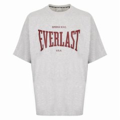 Everlast Men's Cotton Short Sleeve Crew Neck T-Shirt Grey