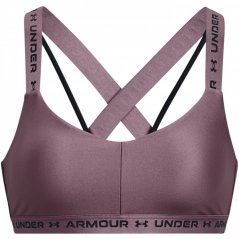 Under Armour Armour Ua Crossback Low Impact Sports Bra Womens Purple