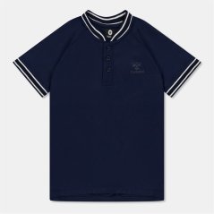 Hummel Short-Sleeve Polo Shirt Black Iris