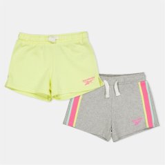 Reebok Jersey Jogger Shorts Lt Grey Heather