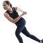 Nike One Seamless Front High-Waisted Leggings Womens Midnight Navy