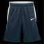 Nike Unisex Kids' Basketball Shorts Obsidian/White