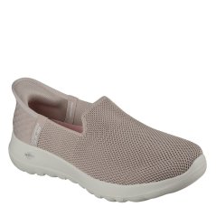 Skechers Go Walk Joy Vela Slip On Runners Womens Taupe