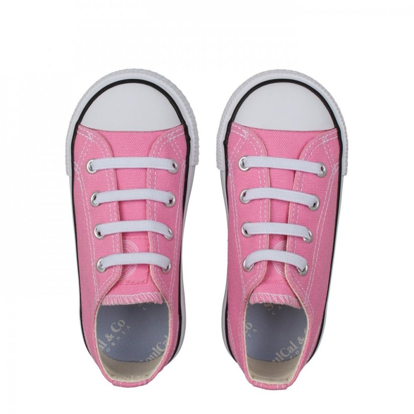 SoulCal Low Canvas Shoes Infants Pink
