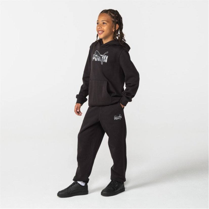 Puma No1 Logo Sweatpants Junior Boys Black