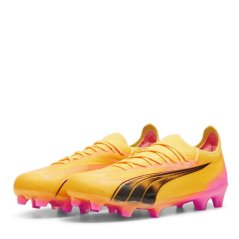 Puma Ultra Ultimates.1 Womens Firm Ground Football Boots Orange/Black