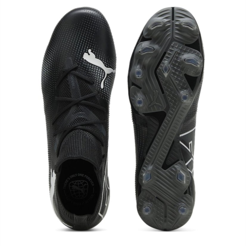 Puma Future 7 Match Rush Firm Ground Football Boots Black/White