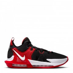 Nike LeBron Witness 7 basketbalová obuv Blk/Red/Wht