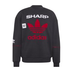 adidas Mens Manchester United x adidas Bringback 90/92 Sweatshirt Black/White