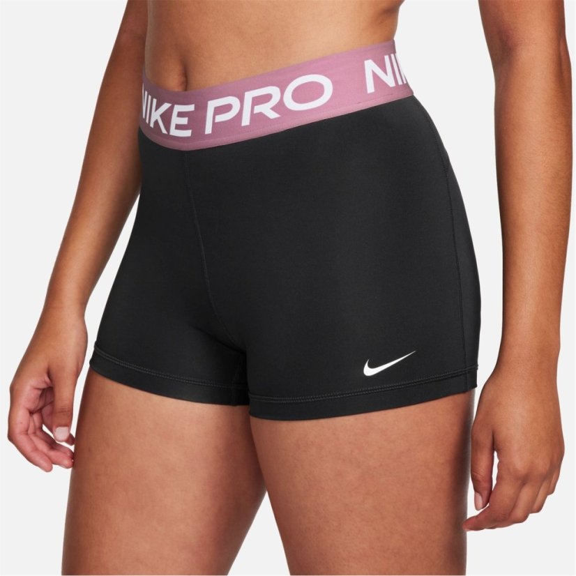 Nike Pro Three Inch Shorts Womens Black/Pink