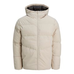 Jack and Jones Men's Global Short Puffer Jacket Moonbeam