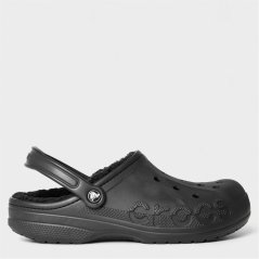 Crocs Men's Baya Lined Mule Slippers Black