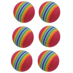 Slazenger Multicolored Practice Foam Balls Pack of 6