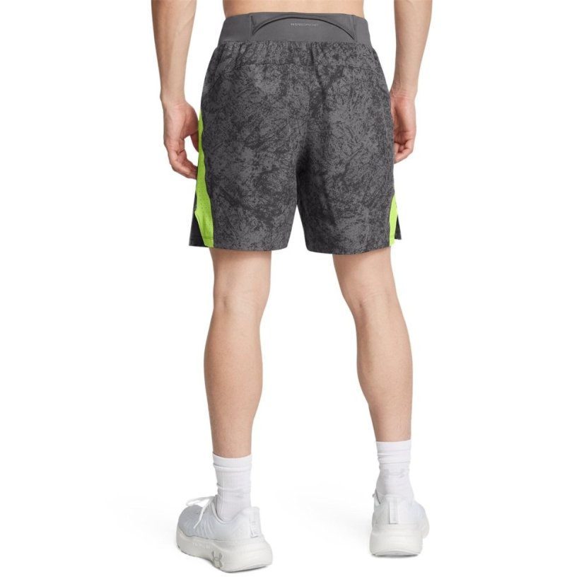 Under Armour Men's Launch Pro Printed Performance Running Shorts Rock/Green