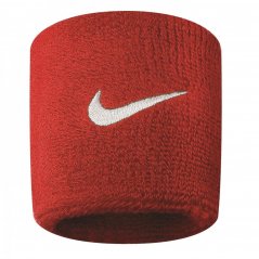 Nike Swoosh Wristband 2 Pack Red/White