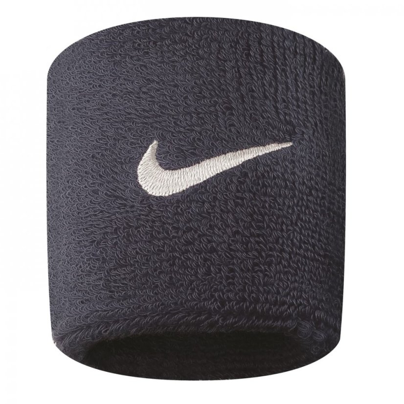 Nike Swoosh Wristband 2 Pack Obsidian