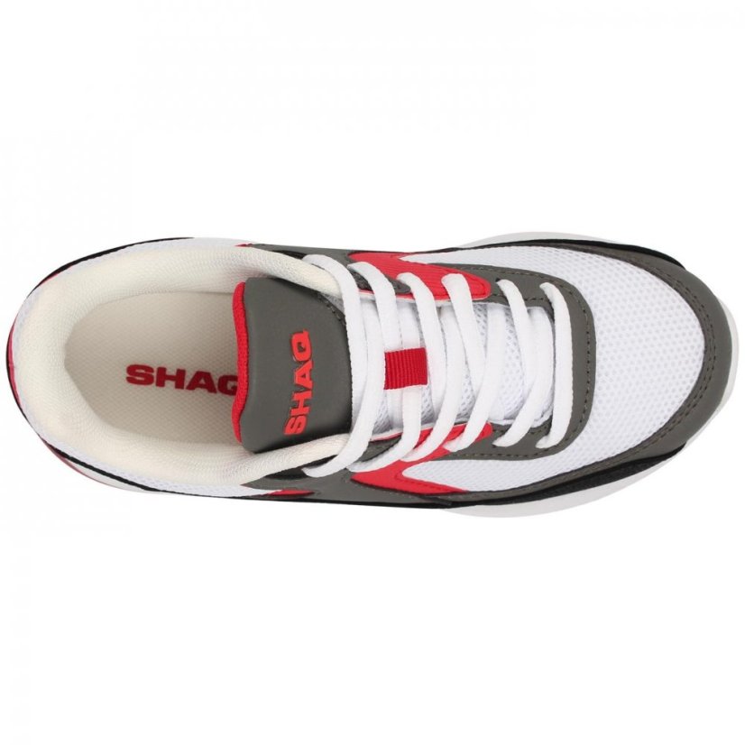 SHAQ Armstrong Childs Basketball Trainers White/Red