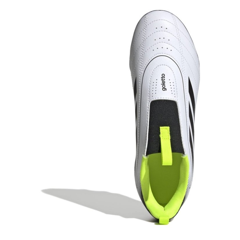 adidas Goletto IX Laceless Firm/Multi-Ground Boots Kids White/Black