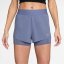 Nike Dri-FIT Swift Womens Mid-Rise 3 2-in-1 Shorts World Indigo