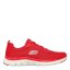 Skechers Flex Appeal Brilliant View Trainers Ladies Red