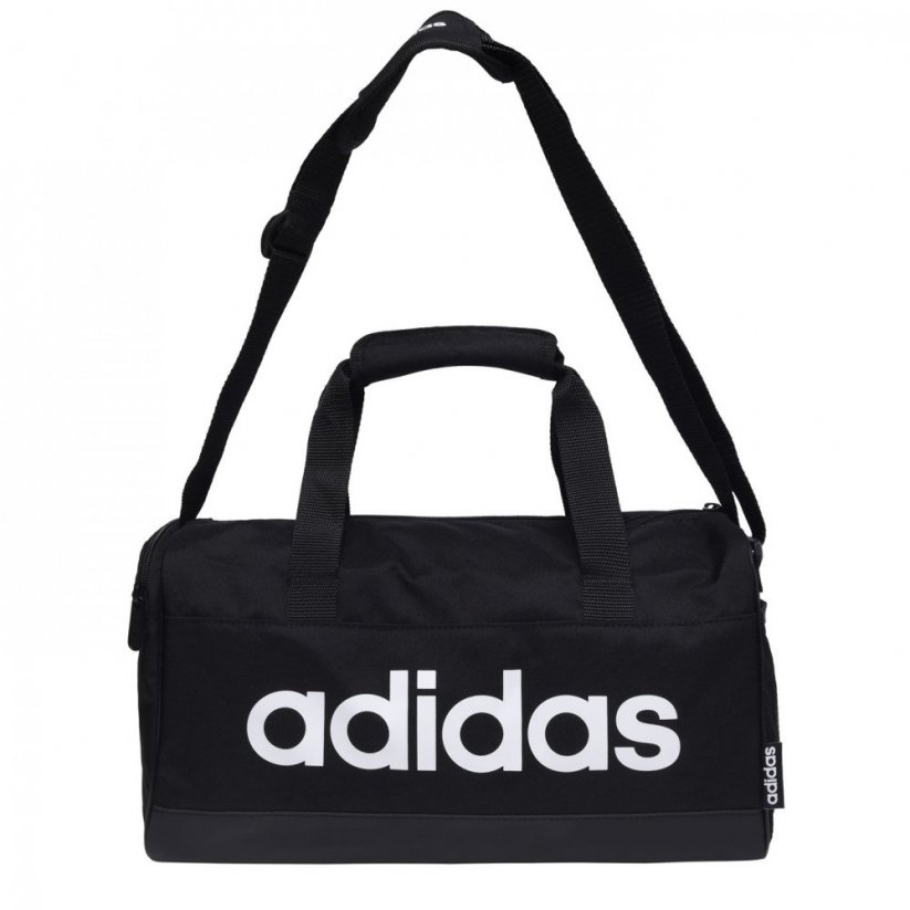 adidas Essentials Linear Duffel Bag XS BLACK/WHITE