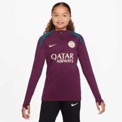 Nike Paris Saint Germain Away Drill Top 2024 2025 Juniors Red