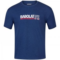Babolat Exercise Vintage T Shirt Est Blue Hthr