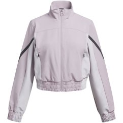 Under Armour Kids' Unstoppable Cropped Moisture-Wicking Performance Training Jacket Gray