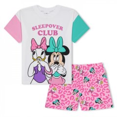 Character Minnie Mouse Girls Mini Me Sleepover Club PJ Set Minnie Mouse